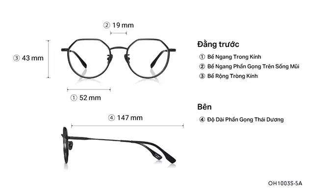 Eyeglasses THE ONE OH1003S-5A  Gold 