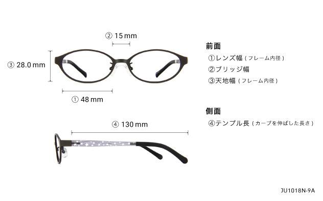 Eyeglasses Junni JU1018N-9A  ガン
