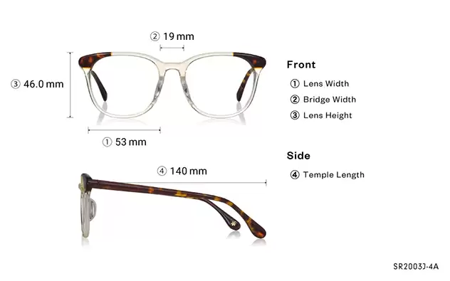 Eyeglasses OWNDAYS × POMPOMPURIN SR2003J-4A Clear Yellow