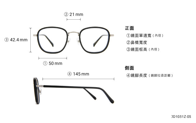 Eyeglasses John Dillinger JD1031Z-0S  Black