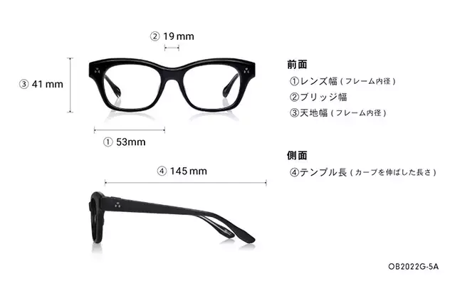 Eyeglasses BACK in BLACK OB2022G-5A  ブラック 
