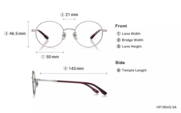 Eyeglasses Harry Potter × OWNDAYS HP1004G-5A  Gold 