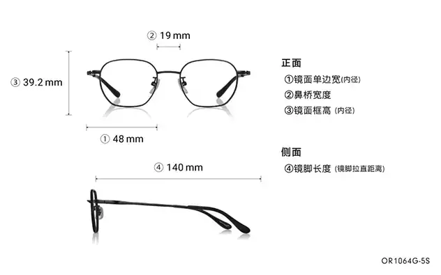 Eyeglasses OWNDAYS | ESSENTIAL OR1064G-5S  Matte Black 