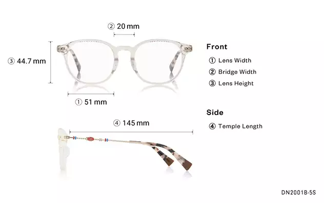 Eyeglasses TOY STORY | OWNDAYS DN2001B-5S  Clear Yellow 