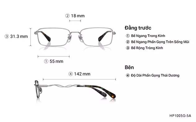 Eyeglasses Harry Potter × OWNDAYS HP1005G-5A  Silver 