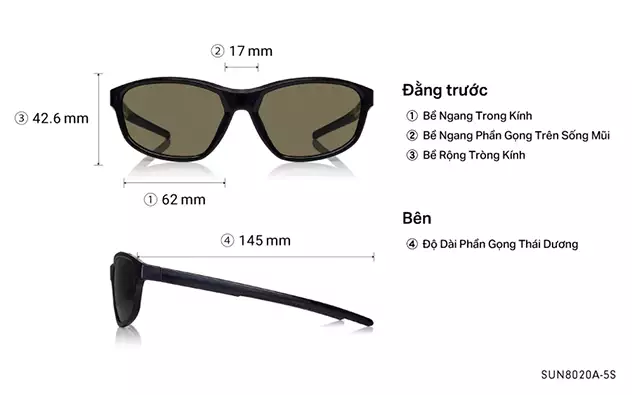 Sunglasses OWNDAYS | SUN SUN8020A-5S  Black 
