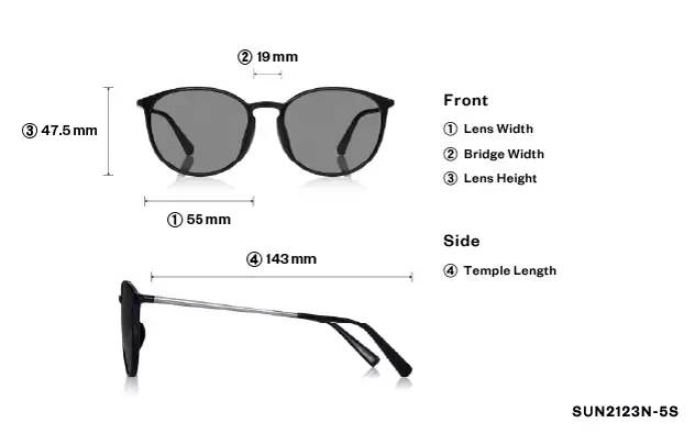 Sunglasses OWNDAYS | SUN SUN2123N-5S  Brown Demi 