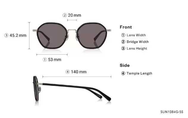 Sunglasses OWNDAYS | SUN SUN1084G-5S Black