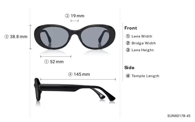Sunglasses OWNDAYS | SUN SUN8017B-4S  Black 