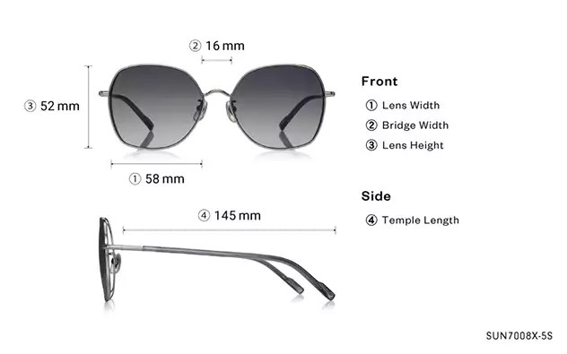 Sunglasses OWNDAYS | SUN SUN7008X-5S Dark Green