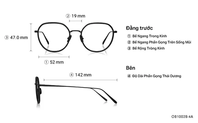 Eyeglasses OWNDAYS | ESSENTIAL OB1002B-4A Light Gun