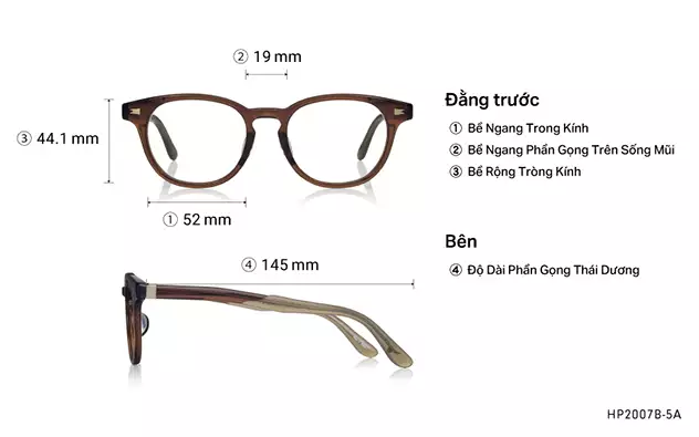 Eyeglasses Harry Potter × OWNDAYS HP2007B-5A  Dark Brown 