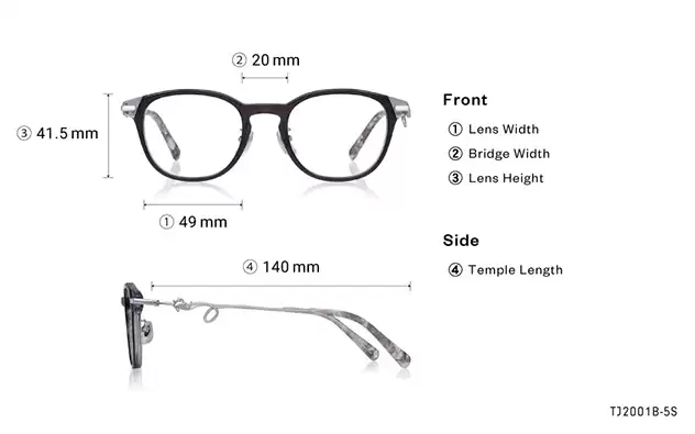 Eyeglasses TOM and JERRY × OWNDAYS TJ2001B-5S  Gray