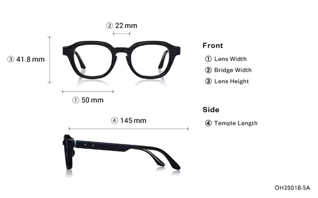 Eyeglasses THE ONE OH2001B-5A  Blue Marble 