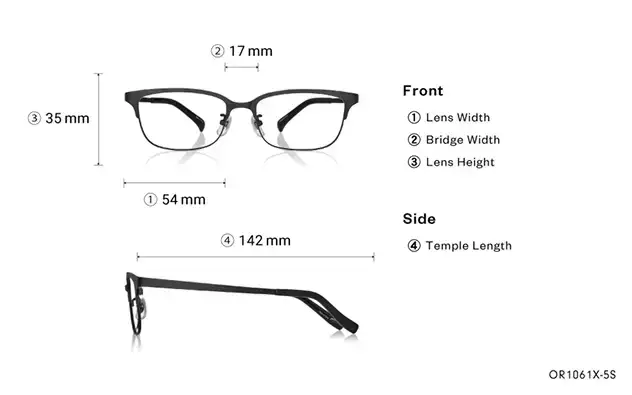 Eyeglasses OWNDAYS | ESSENTIAL OR1061X-5S Matte Black
