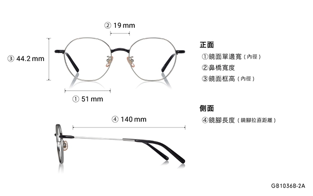 Eyeglasses Graph Belle GB1036B-2A  Gold