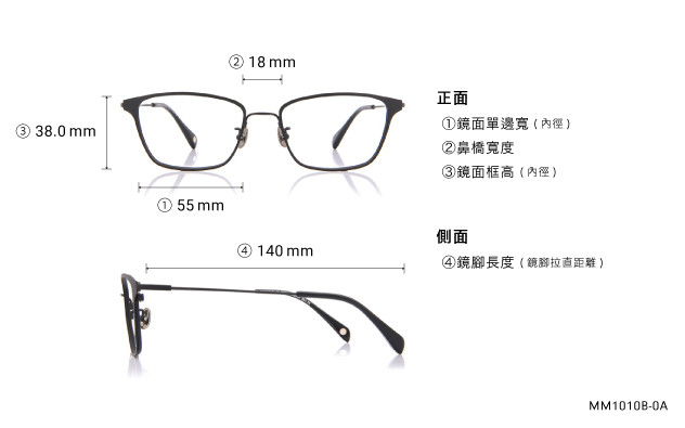 Eyeglasses OWNDAYS | AIR MM1010B-0A  Black 