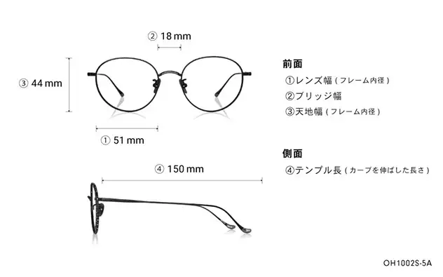 Eyeglasses THE ONE OH1002S-5A  マットブラック 