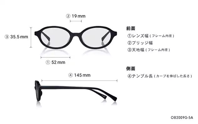 Sunglasses BACK in BLACK OB2009G-5A  ブラウンデミ 