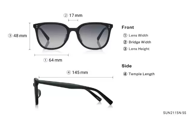 Sunglasses OWNDAYS | SUN SUN2115N-5S  Clear Greige 