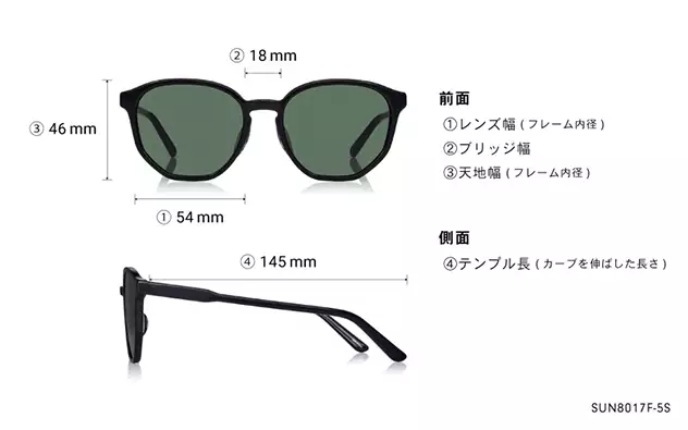 Sunglasses OWNDAYS | SUN SUN8017F-5S  ブラウンデミ 