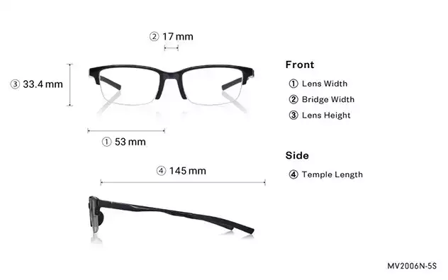 Eyeglasses OWNDAYS | MOVE MV2006N-5S  Matte Blue 