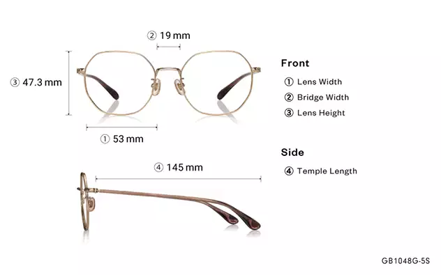 Eyeglasses Graph Belle GB1048G-5S  Wine 