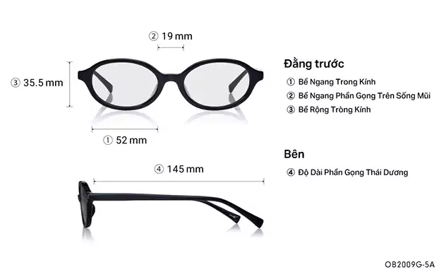 Sunglasses BACK in BLACK OB2009G-5A  Black
