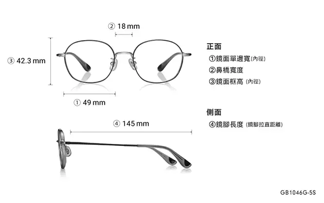 Eyeglasses Graph Belle GB1046G-5S  Wine 