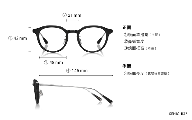 Eyeglasses 千一作 SENICHI37  Gray 