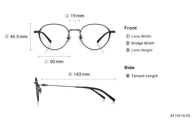 Eyeglasses OWNDAYS | AIR AF1041X-5S Matte Black