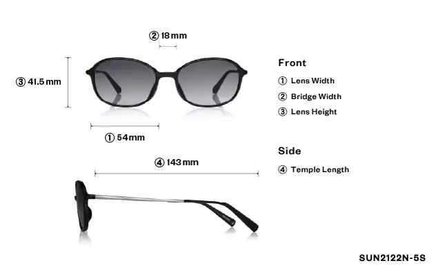 Sunglasses OWNDAYS | SUN SUN2122N-5S  Black 
