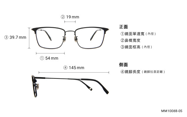 Eyeglasses OWNDAYS | AIR MM1008B-0S  Matte Black 
