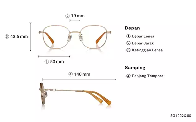 Eyeglasses SQUID GAME × OWNDAYS SG1002X-5S  Matte Black 