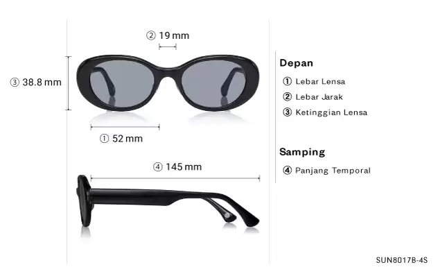 Sunglasses OWNDAYS | SUN SUN8017B-4S  Black 