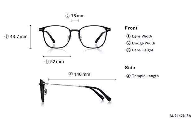 Eyeglasses OWNDAYS | AIR AU2142N-5A  Navy 