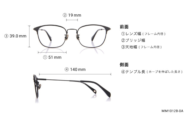 Eyeglasses OWNDAYS | AIR MM1012B-0A  マットブラック 