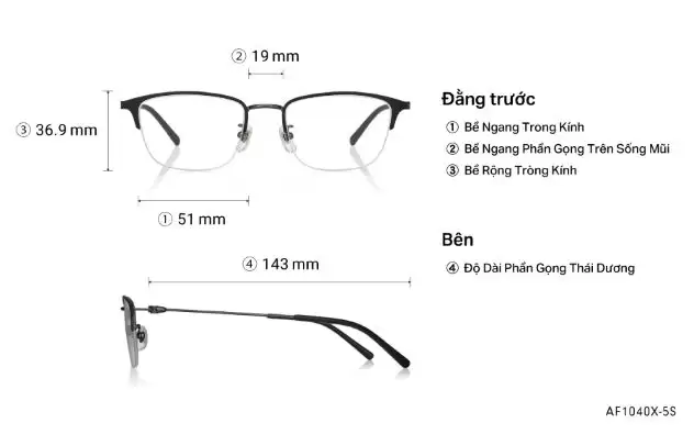 Eyeglasses OWNDAYS | AIR AF1040X-5S  Matte Navy