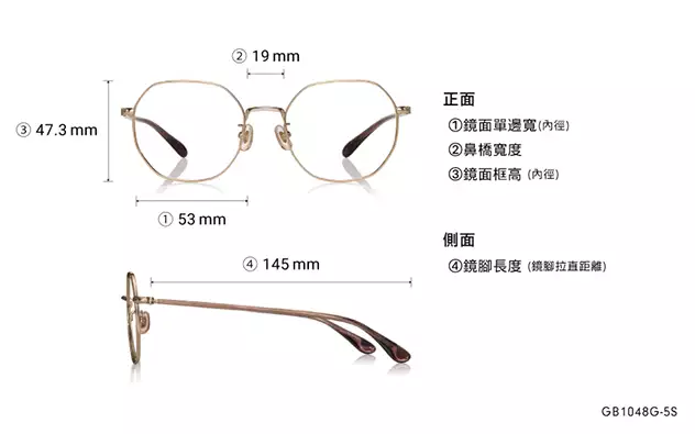 Eyeglasses Graph Belle GB1048G-5S  Pink 