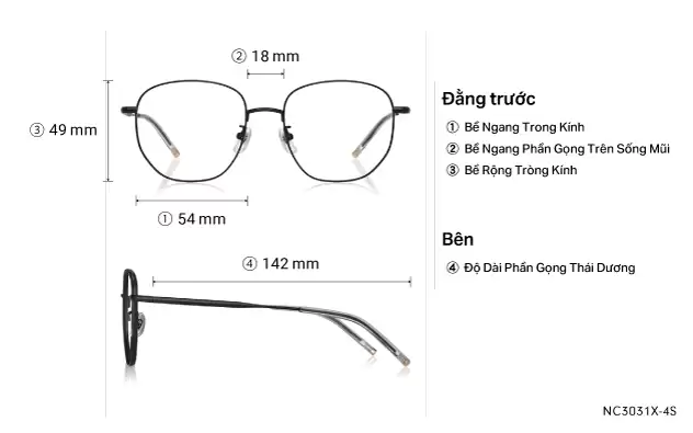 Eyeglasses +NICHE NC3031X-4S  Pink Gold 