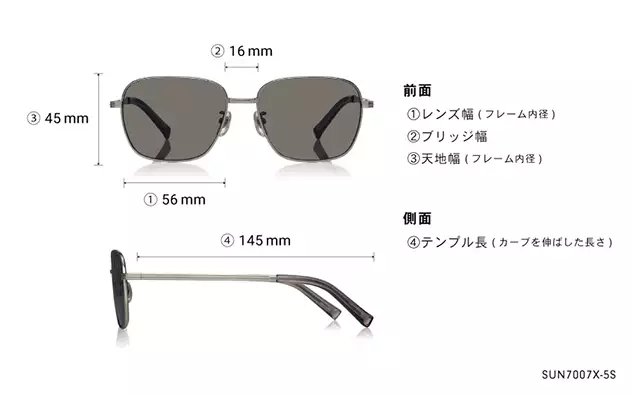 Sunglasses OWNDAYS | SUN SUN7007X-5S  クリアグレー 