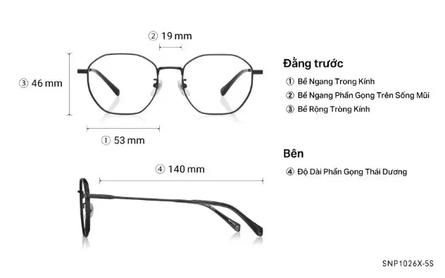 Eyeglasses OWNDAYS | SUN SNP1026X-5S  Matte Black 
