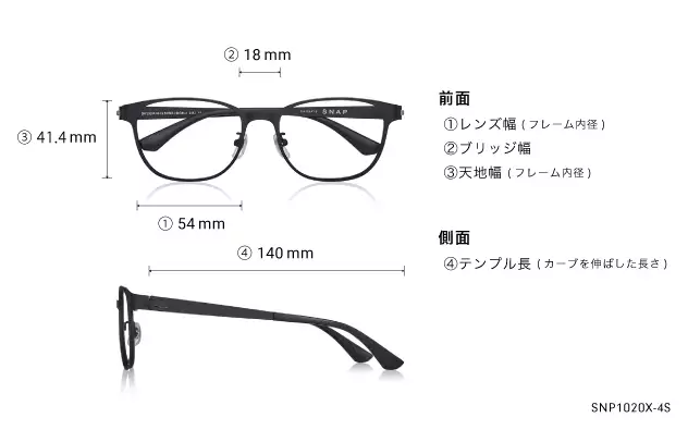 Eyeglasses OWNDAYS | SUN SNP1020X-4S  ガン