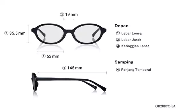 Sunglasses BACK in BLACK OB2009G-5A  Black 