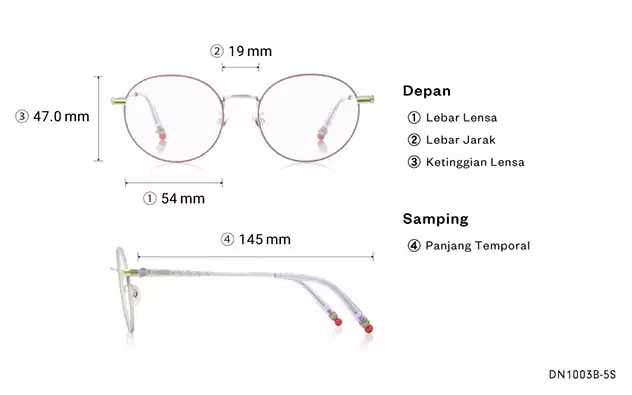 Eyeglasses TOY STORY | OWNDAYS DN1003B-5S  Silver 