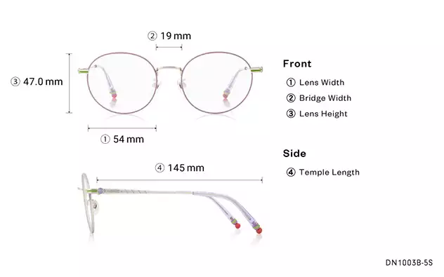 Eyeglasses TOY STORY | OWNDAYS DN1003B-5S  Silver 