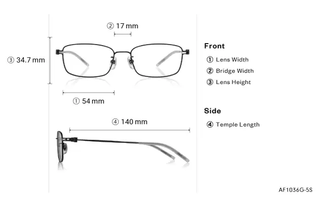 Eyeglasses OWNDAYS | AIR AF1036G-5S  Matte Gun 
