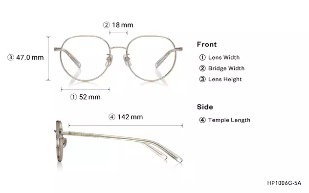 Eyeglasses Harry Potter × OWNDAYS HP1006G-5A  Silver 