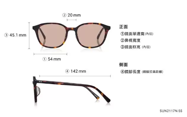 Sunglasses OWNDAYS | SUN SUN2117N-5S  Black 
