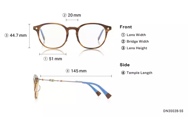 Eyeglasses TOY STORY | OWNDAYS DN2002B-5S  Brown 